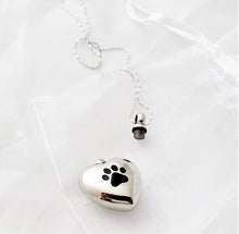 Load image into Gallery viewer, Paw Urn Necklace