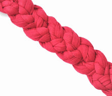 Load image into Gallery viewer, Large Stretchy Braided Dog Pull Toy - Red - by Jack&#39;s Natural Dog Products